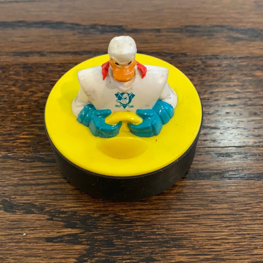 Might Ducks hockey puck Disney